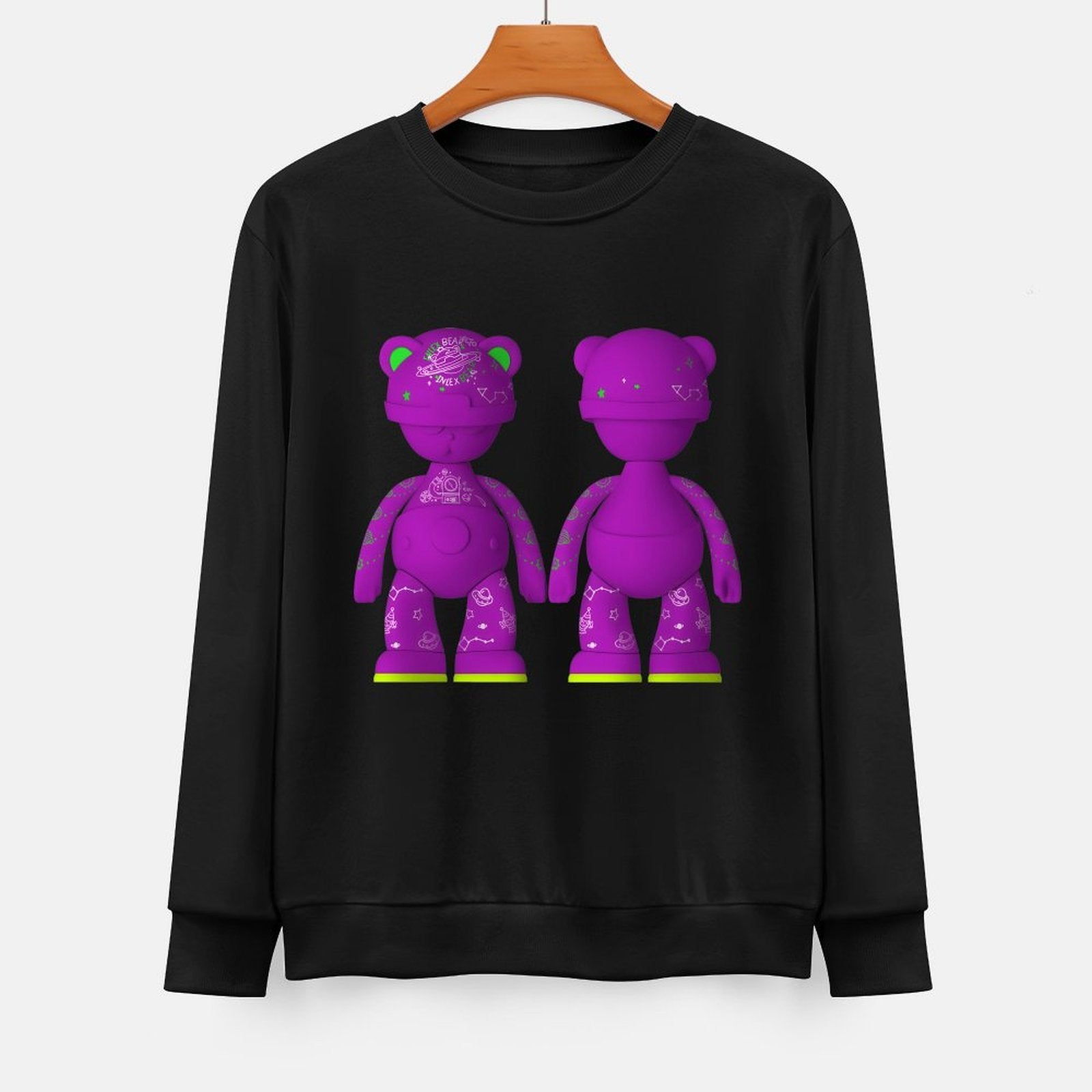 Long Sleeve With Front PatternCasual Vintage